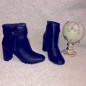 Black booties! Size 7.5
